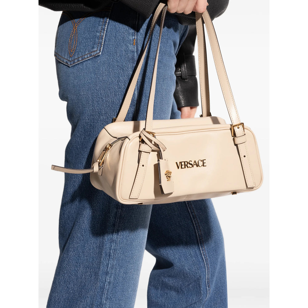 Cream Gold Medusa Tote