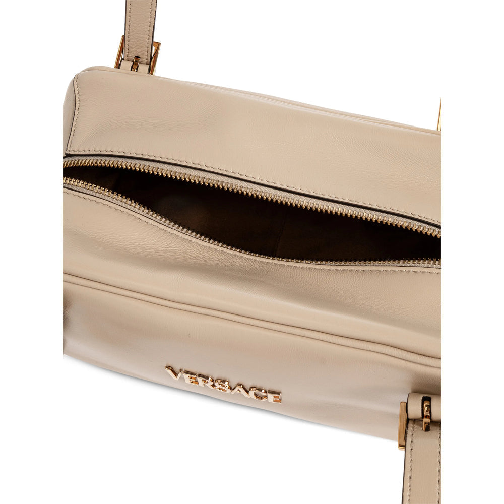 Cream Gold Medusa Tote