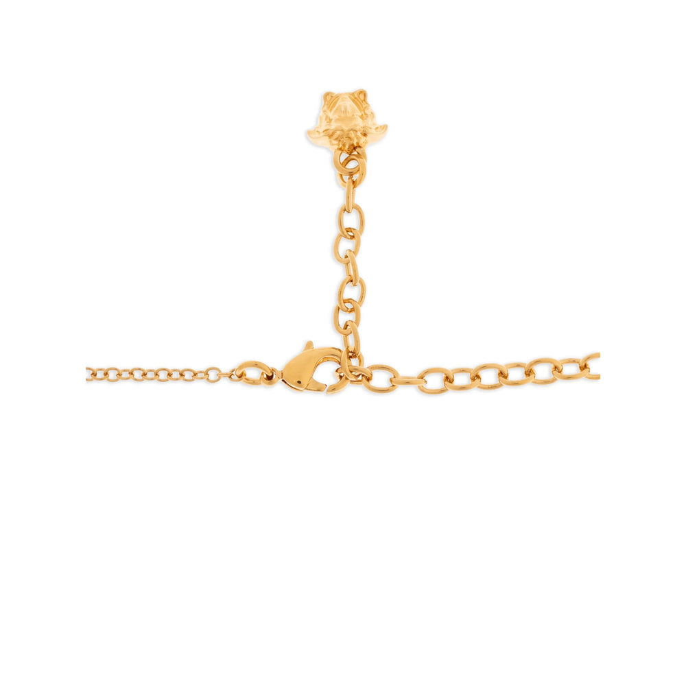 Gold-tone Crystal Adornment Pendant