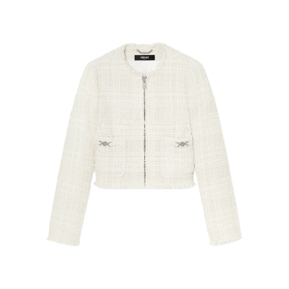 Chain Detail Cotton Jacket