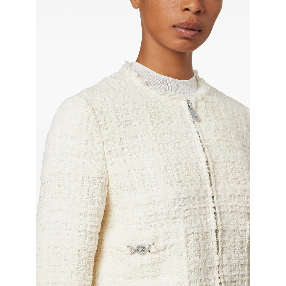 Chain Detail Cotton Jacket