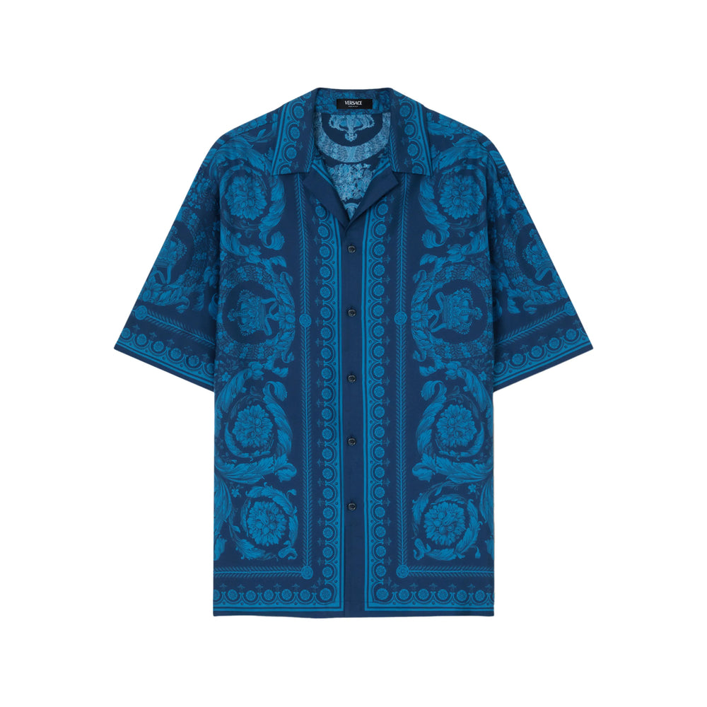 Silk Vibrance Button Collar