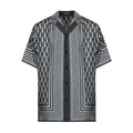 Silk Camp Collar Trim Shirt
