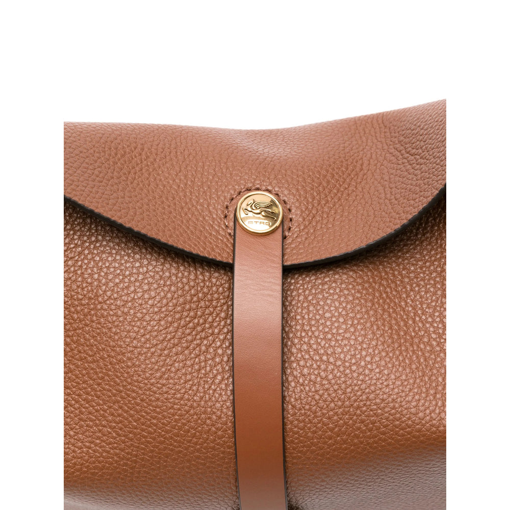 Brown Calf Leather Tote