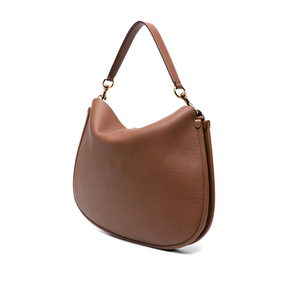 Brown Calf Leather Tote