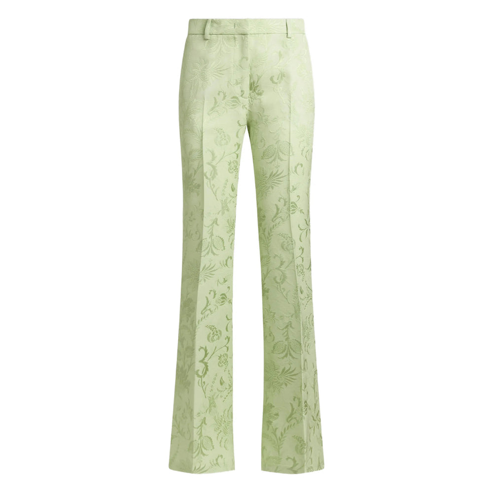 Soft Green Floral Accent Belt