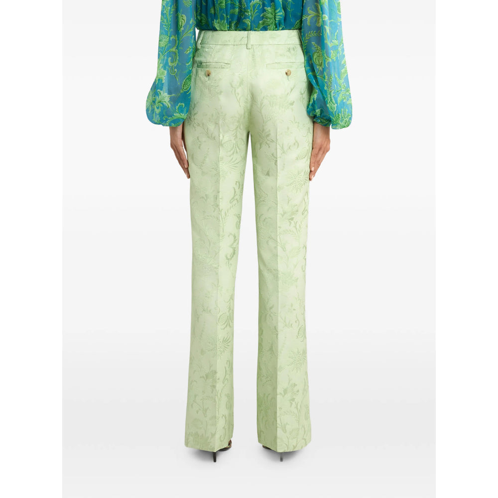 Soft Green Floral Accent Belt