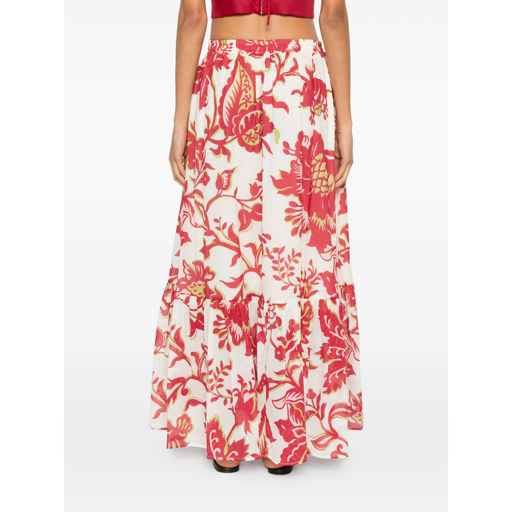 Ruffled Floral Tiered Dress