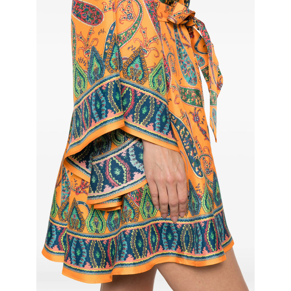 Vibrant Paisley Silk Tie