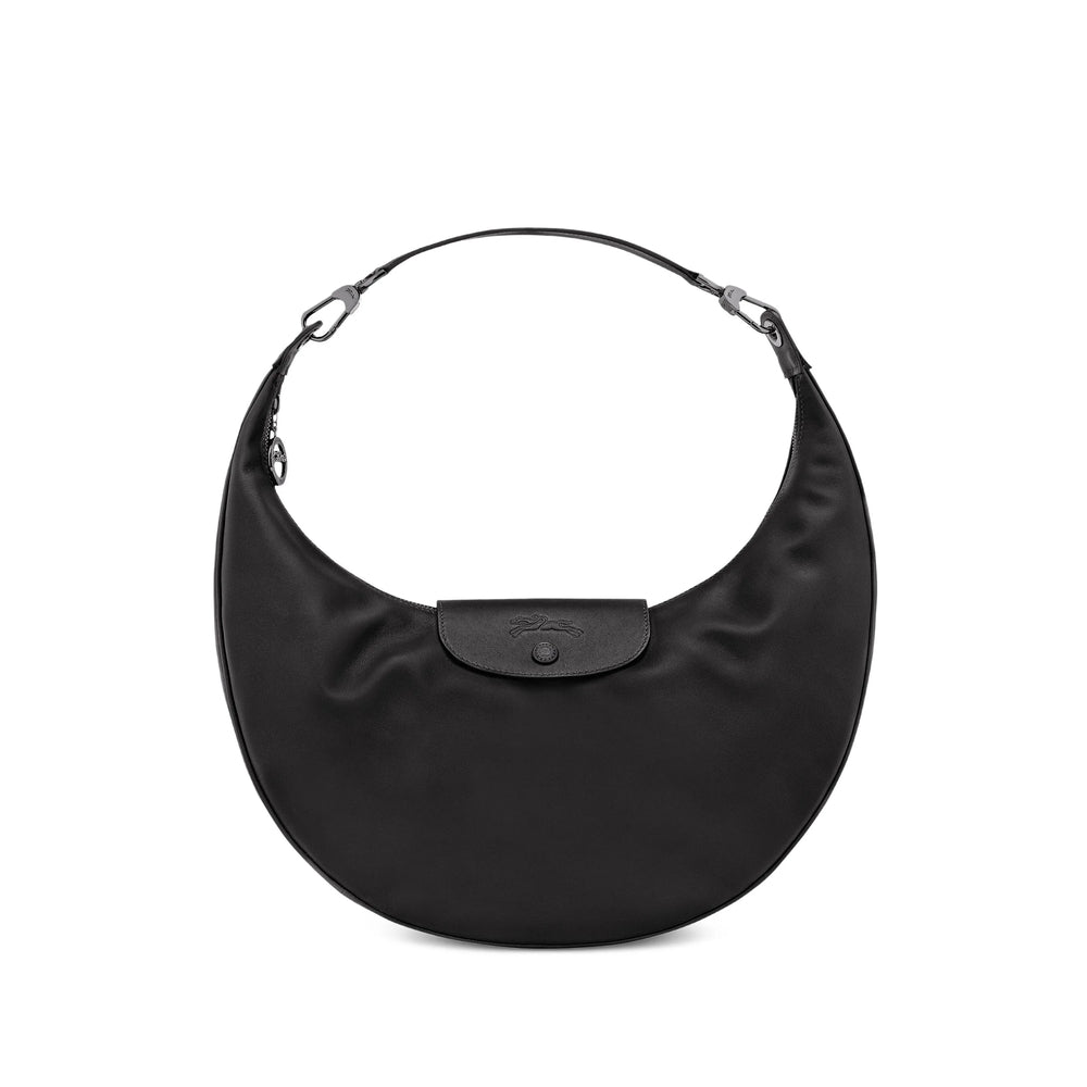 Black Calf Leather Flap Jacket