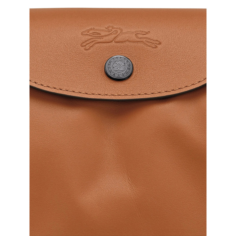 Calf Leather Zip Top Jacket With Orange Finish