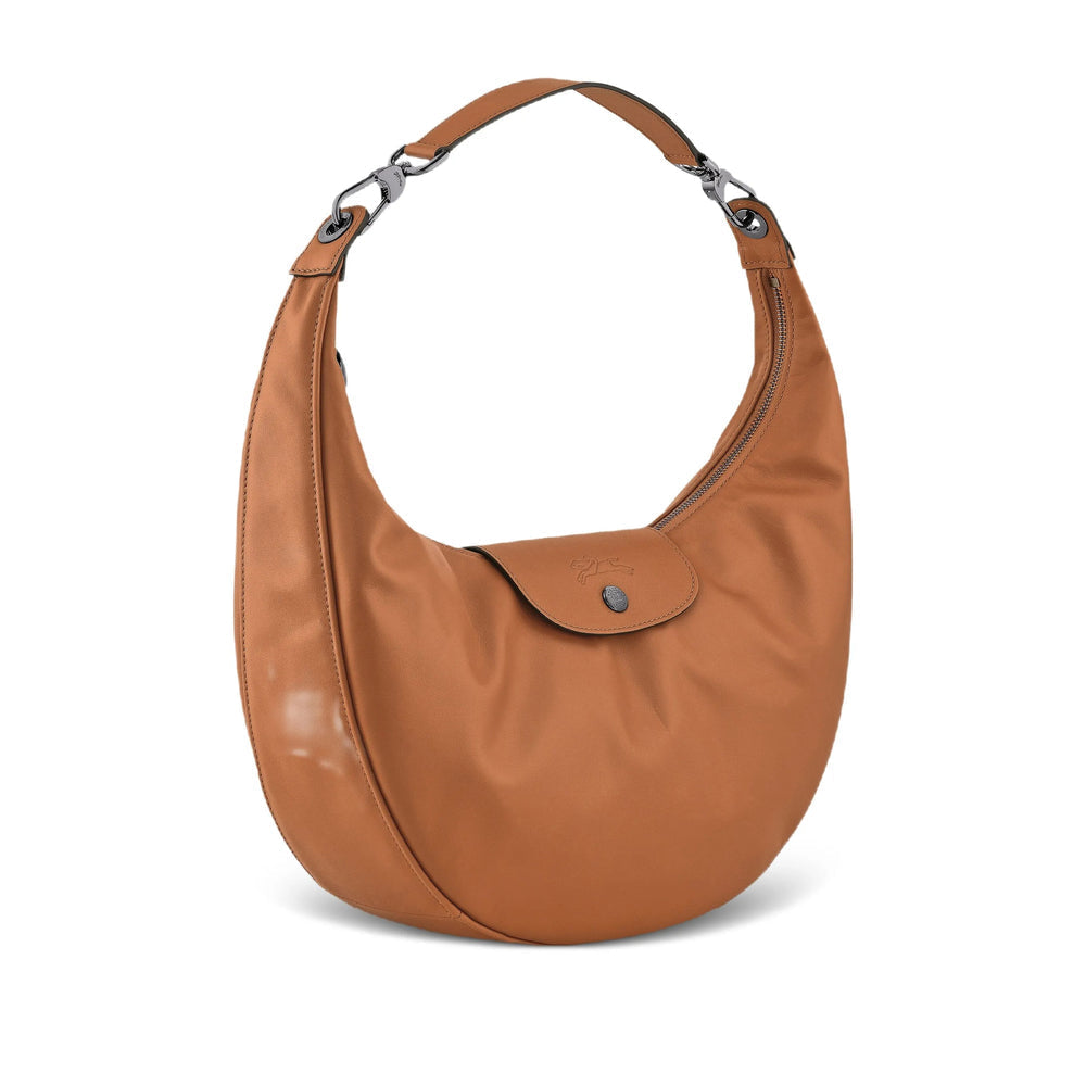 Calf Leather Zip Top Jacket With Orange Finish