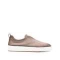 Taupe Calf Leather Slip-on