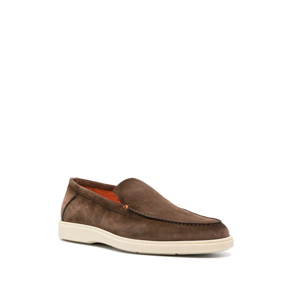Brown Calf Suede Almond Toe