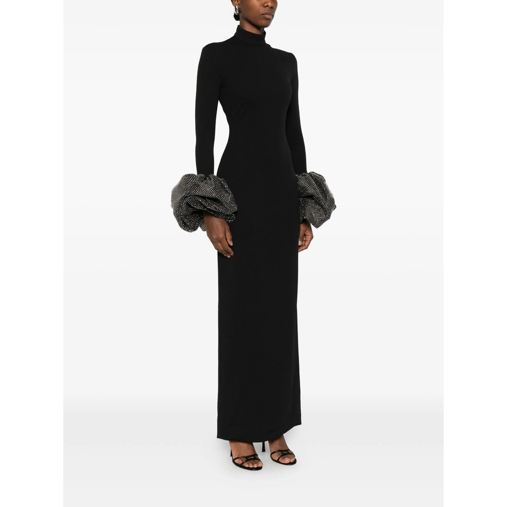 High-neck Ruffle Blouse