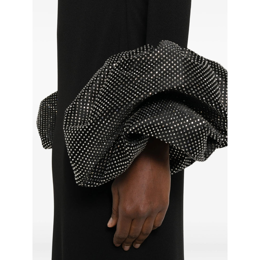 High-neck Ruffle Blouse