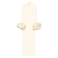 Soft Ruffle Blouse With Zip