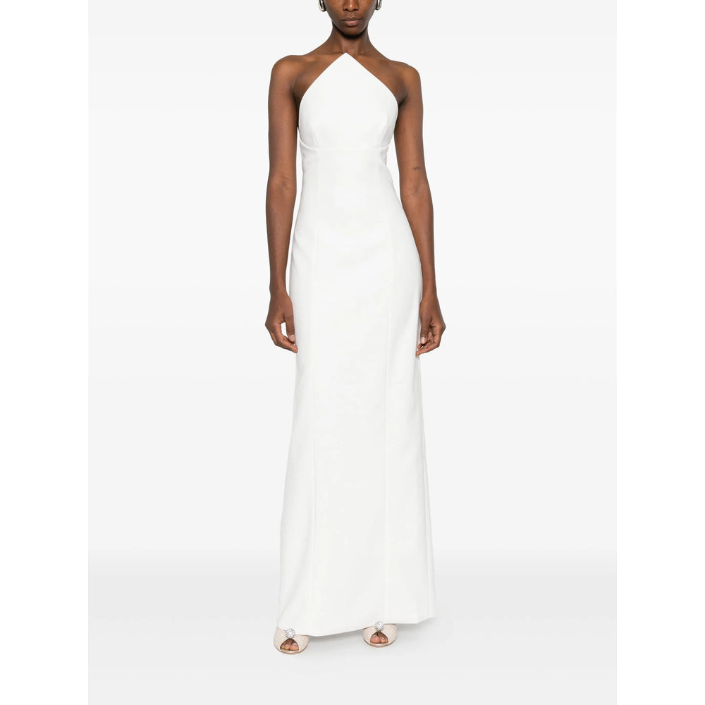 Silk Cream Column Gown