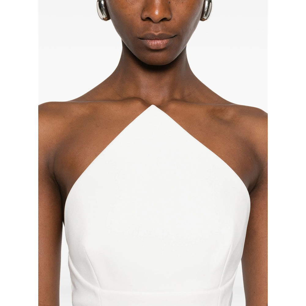 Silk Cream Column Gown