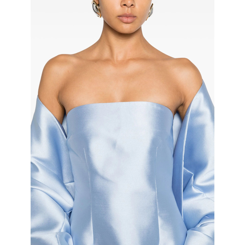 Ice Blue Statement Gown