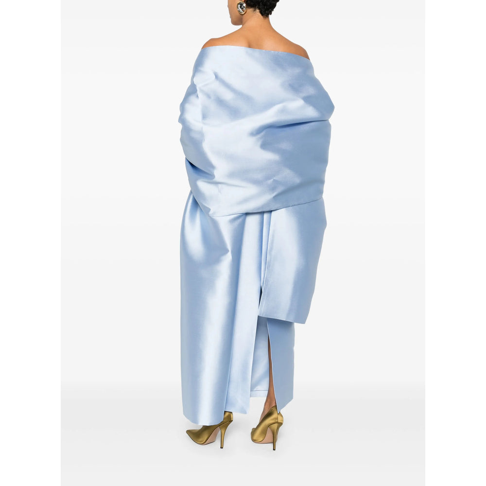 Ice Blue Statement Gown