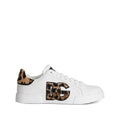 Leopard Print Calfskin Lace-up