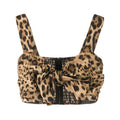 Timeless Cotton Leopard Bow Top
