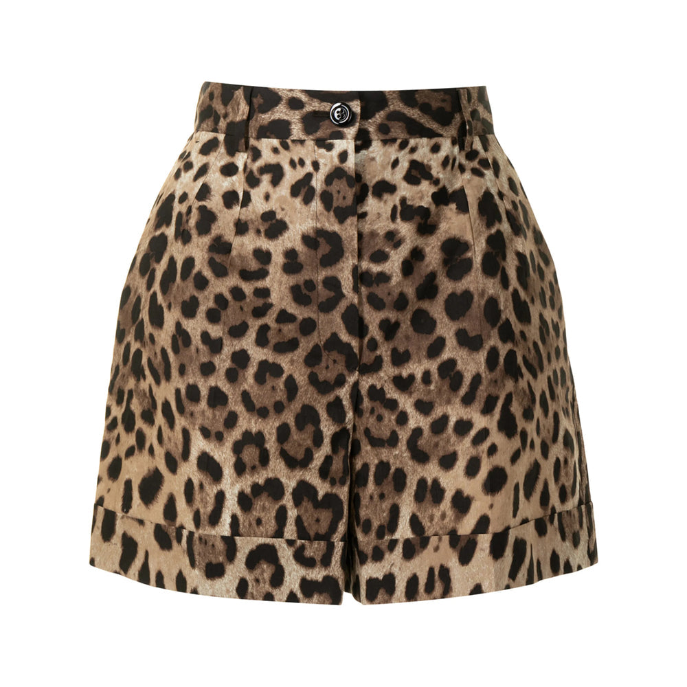 Cotton Leopard High-waister