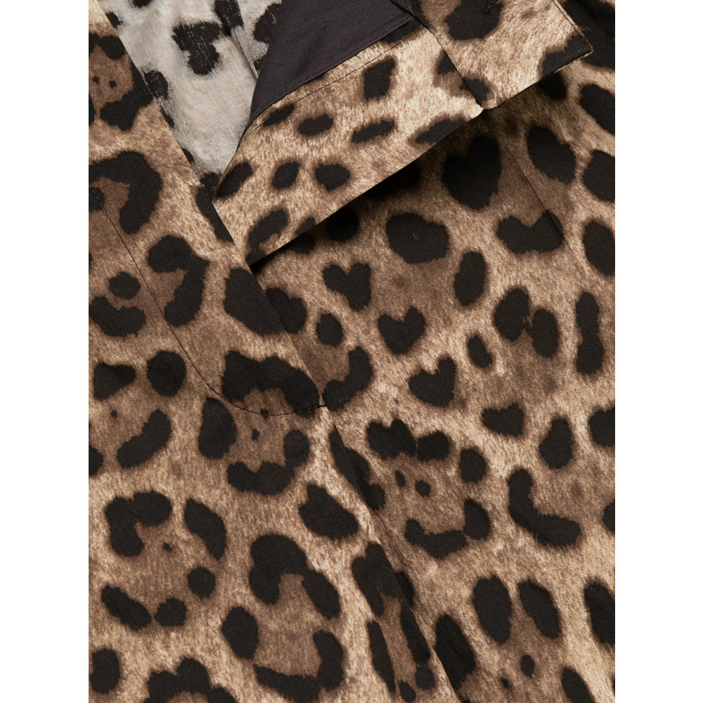 Cotton Leopard High-waister