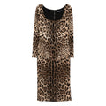 Brown Leopard Zip Top