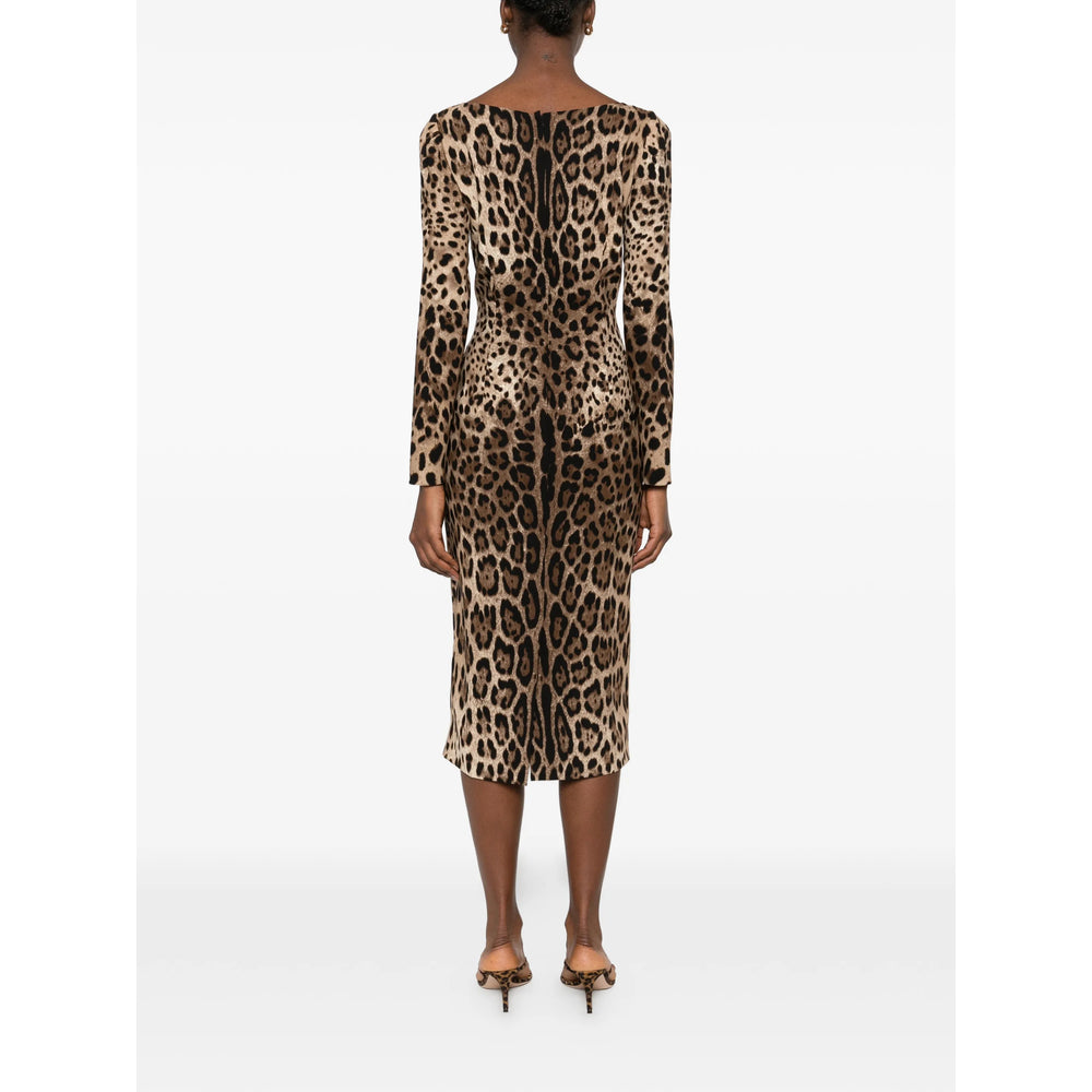 Brown Leopard Zip Top
