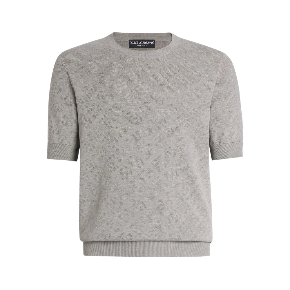 Silk Knit Top With Texture