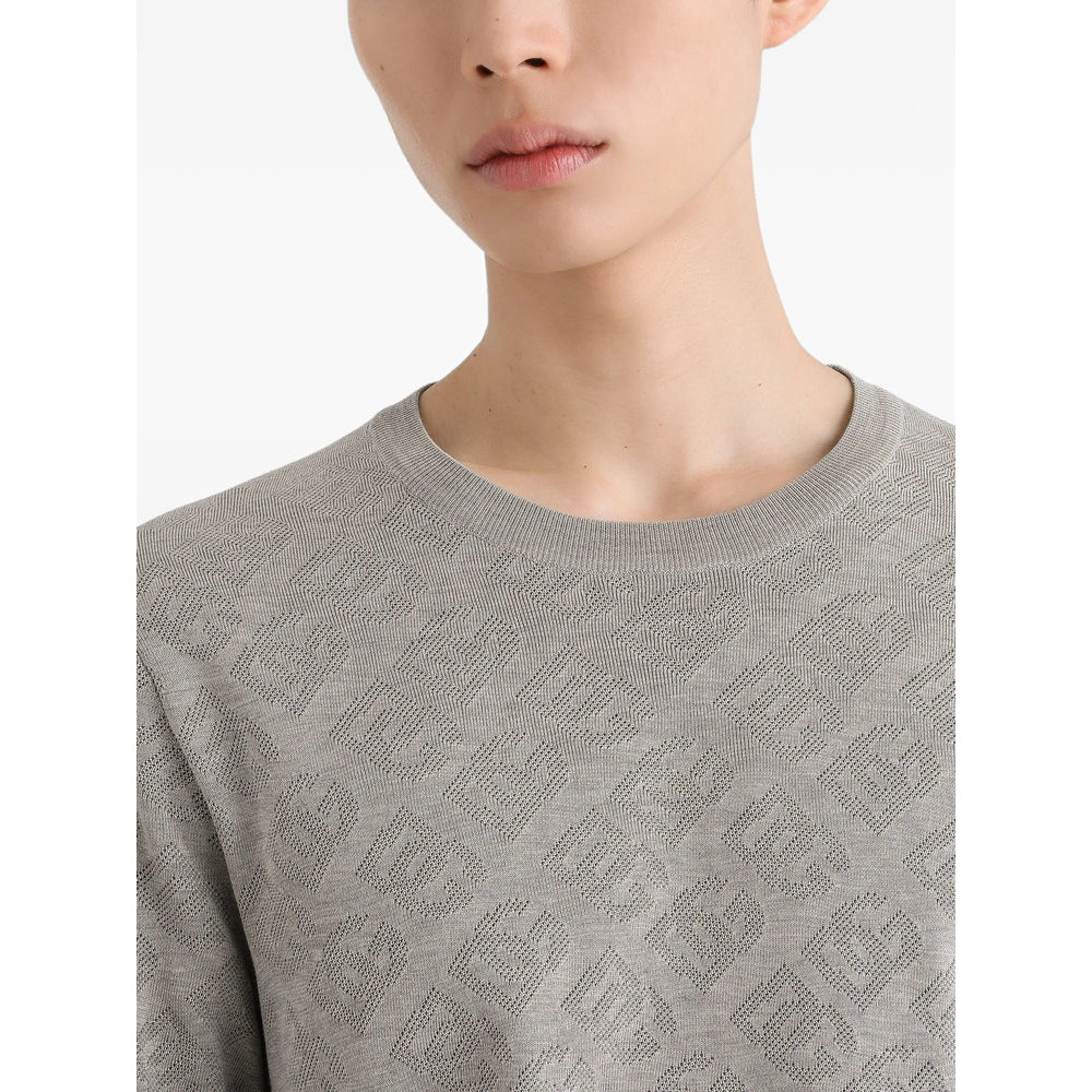 Silk Knit Top With Texture