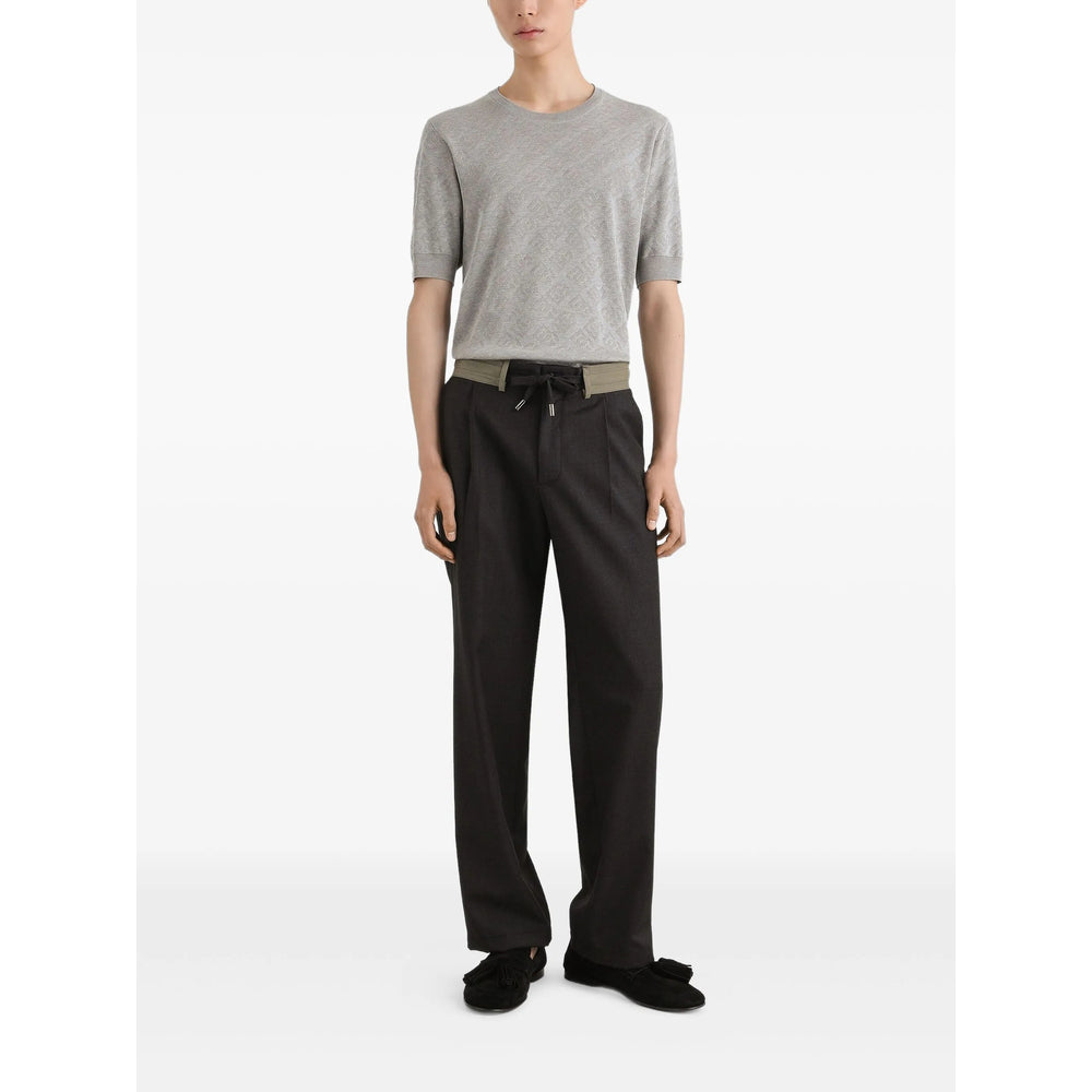 Silk Knit Top With Texture