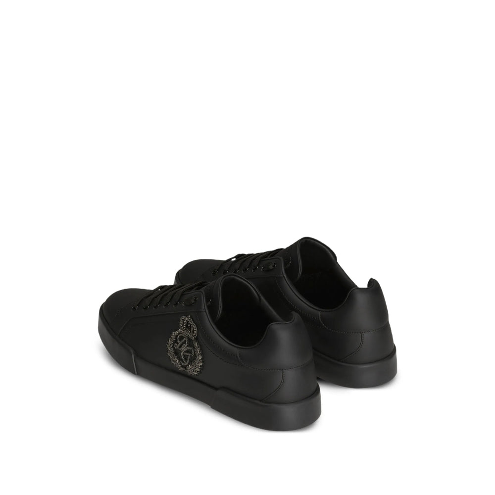 Black Calfskin Lace Shoe