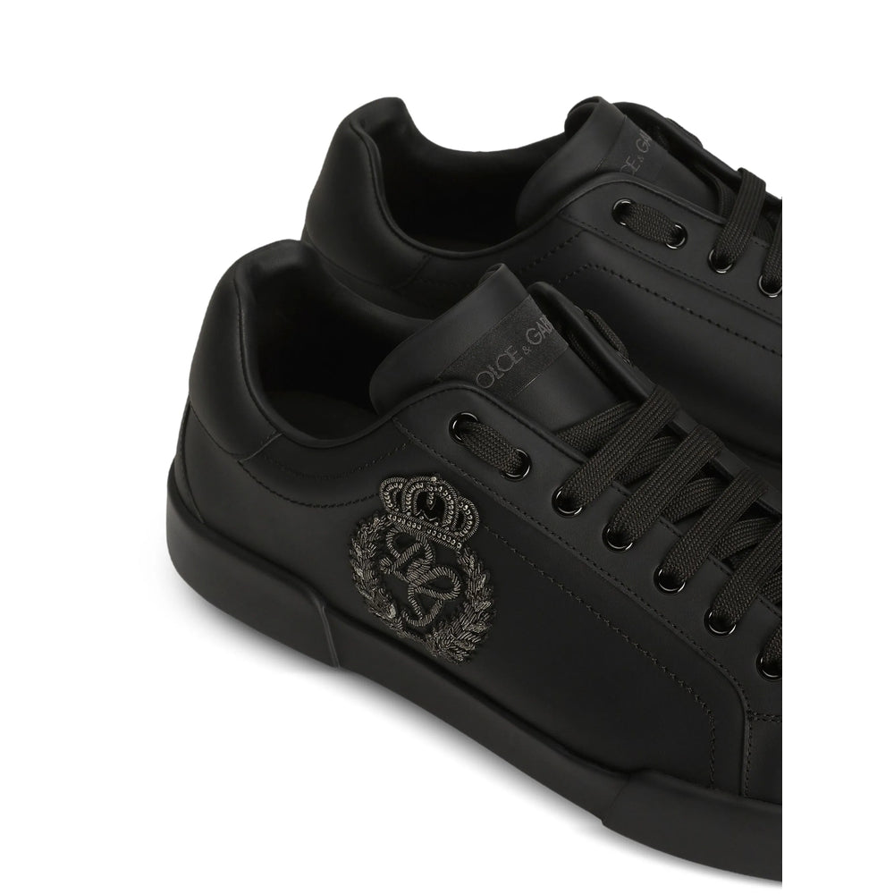 Black Calfskin Lace Shoe