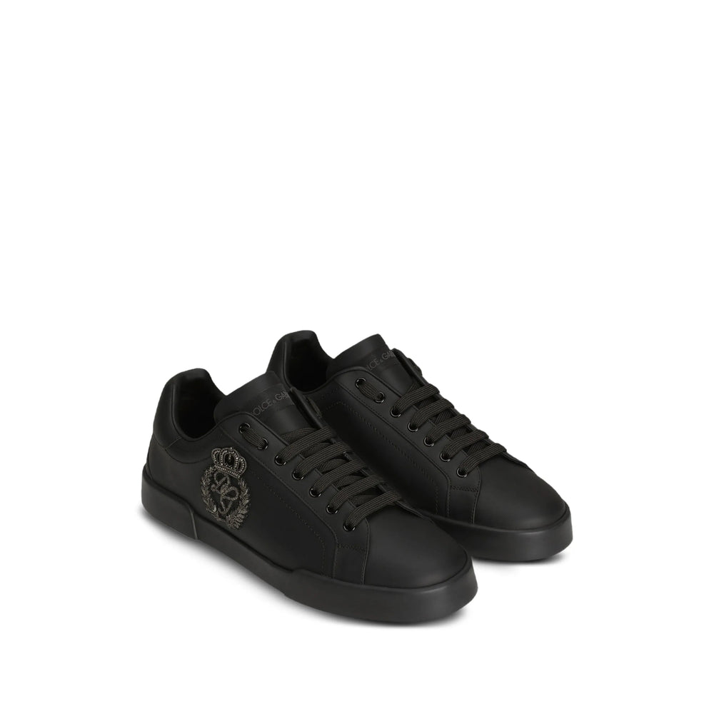 Black Calfskin Lace Shoe