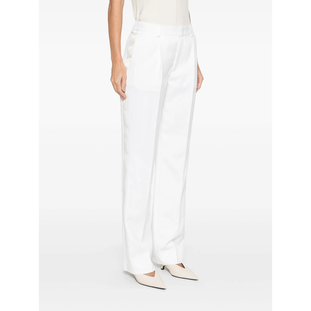 Ivory Panel Straight Jeans