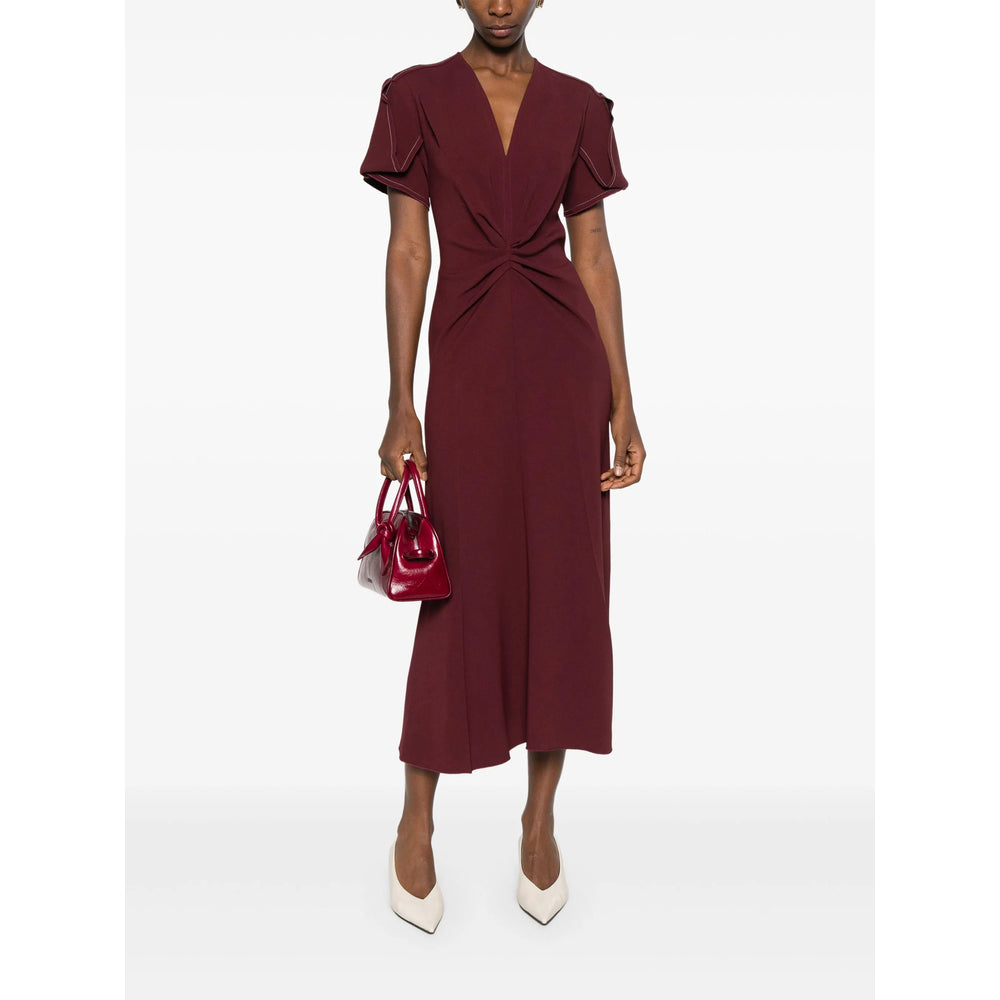 Twisted Sleeve Cinnabar Top