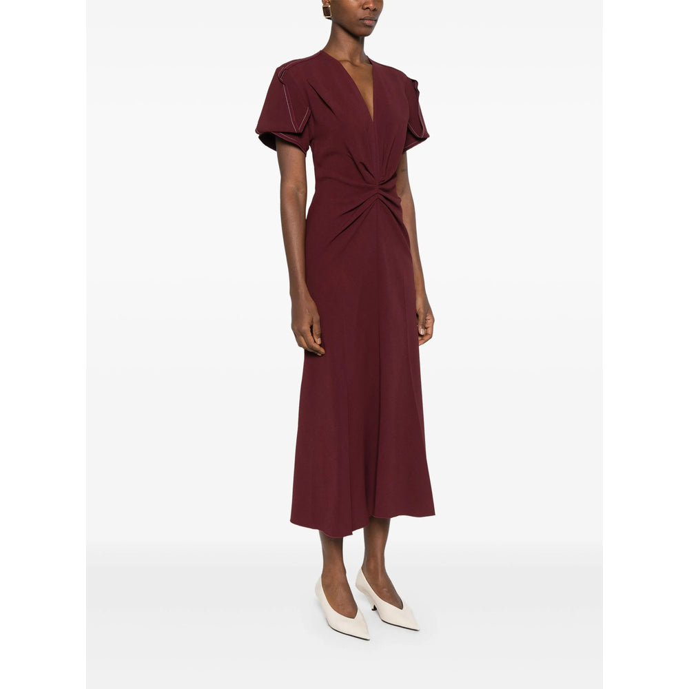 Twisted Sleeve Cinnabar Top