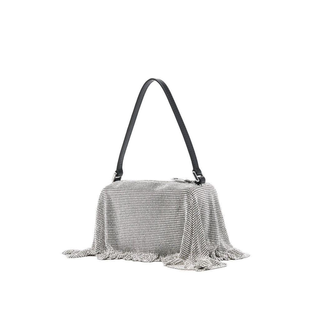 Silver Tone Metal Leather Case