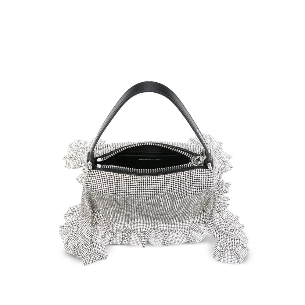 Silver Tone Metal Leather Case