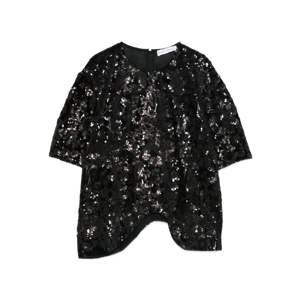 Sequin Asymmetrical Top