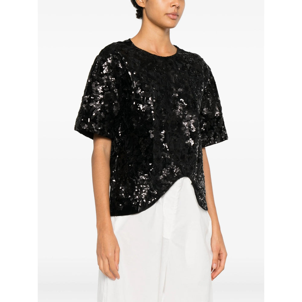 Sequin Asymmetrical Top