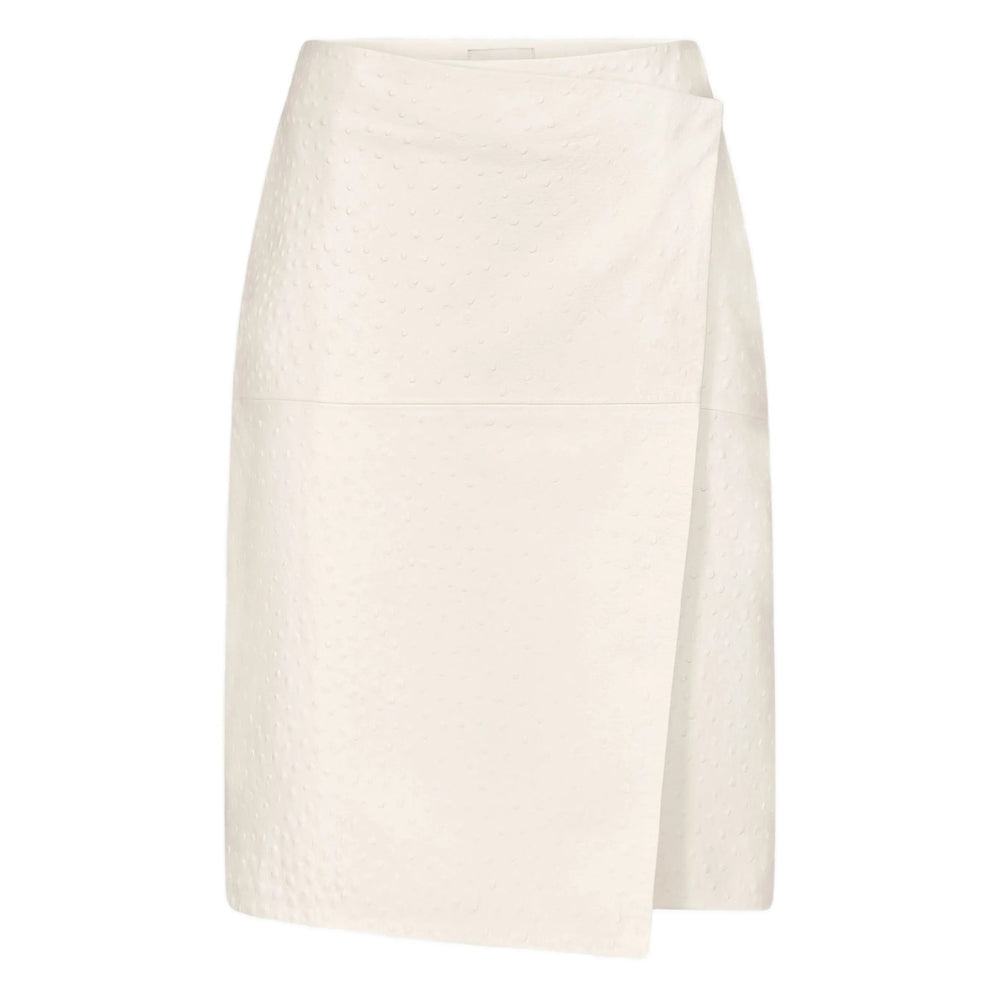 Effortless Asymmetrical Leather Silhouette