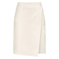 Effortless Asymmetrical Leather Silhouette