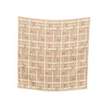 Beige Silk Buckle Square
