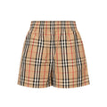 Soft Beige Checked Chinos