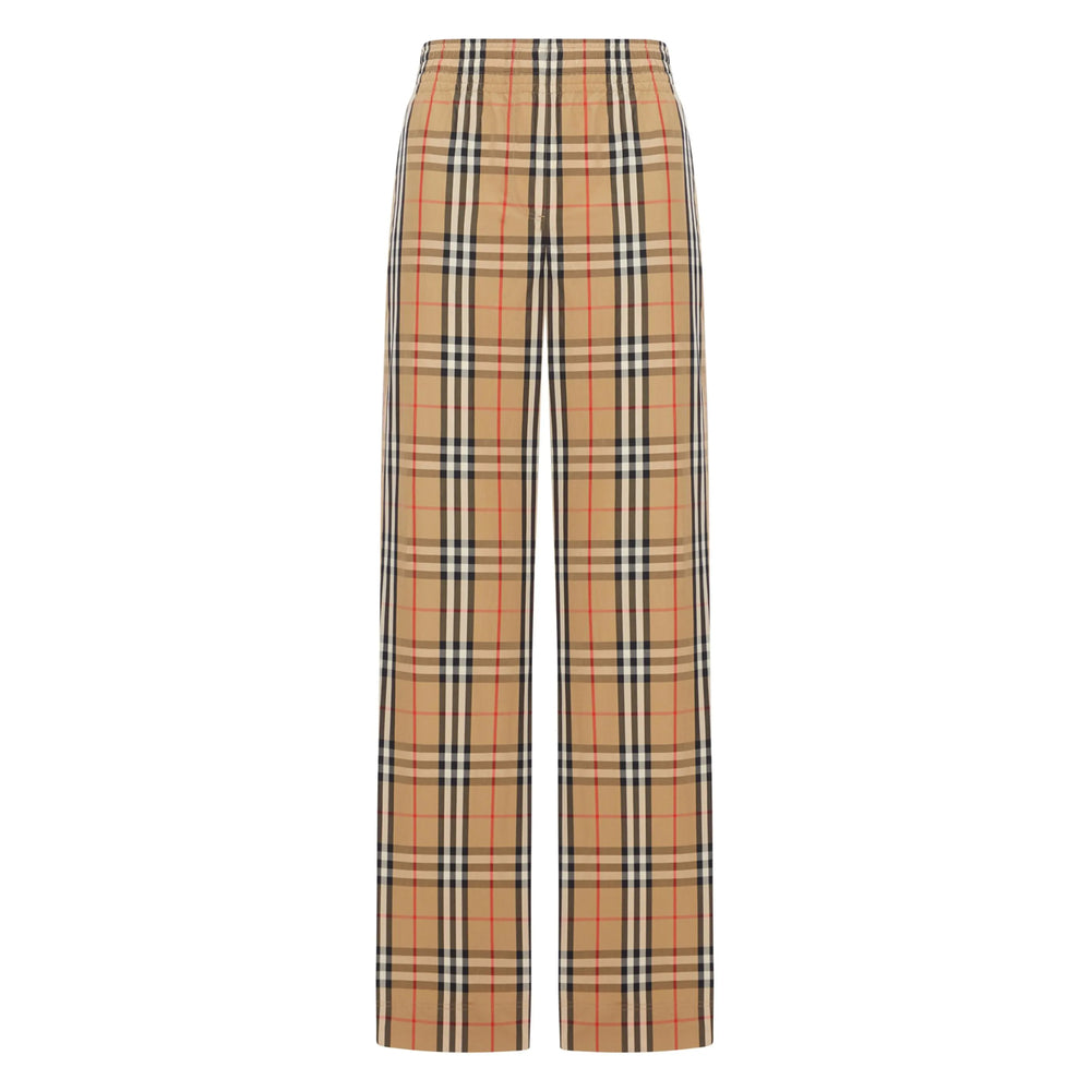 Classic Check Cotton Trousers