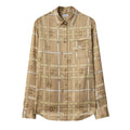 Sand Beige Button Shirt Jacket
